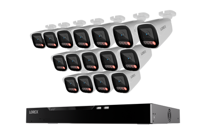 Lorex Connect X Series 4K 16-Channel Wired NVR System with X5 Bullet Security Cameras - 4TB