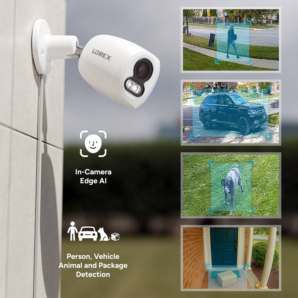 Lorex Classic Fusion Series 4K 16 Channel 6TB Wired NVR System with 4K IP Dual Lens Cameras