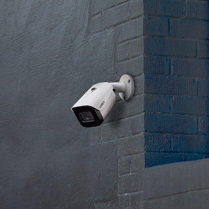Lorex 4K (16 Camera Capable) 6TB Wired NVR System with Nocturnal 3 Smart IP Bullet Cameras with Listen-In Audio and 30FPS