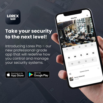 Lorex Elite Series 4K 16 Channel 6TB Wired System with P2 Wired 2K IP Mini PTZ Cameras