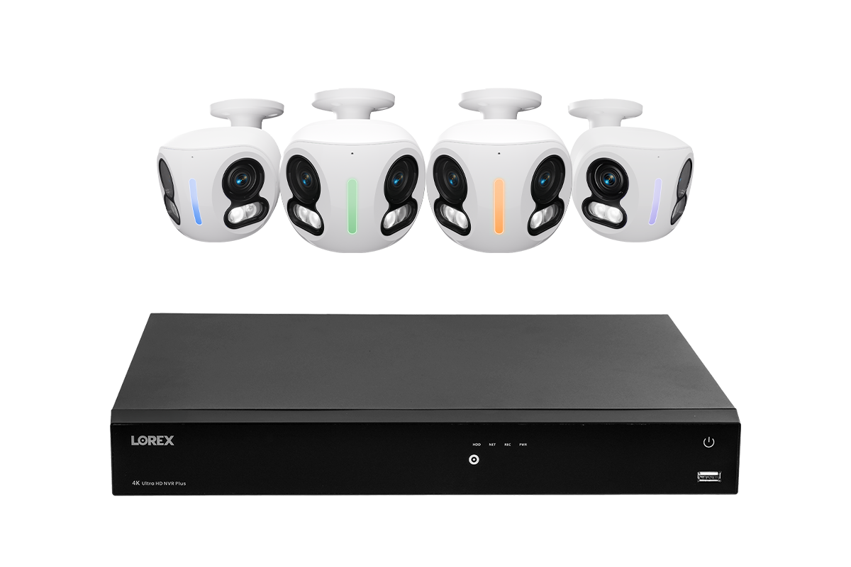 Lorex Classic Fusion Series 4K 16 Channel 6TB Wired NVR System with 4K IP Dual Lens Cameras