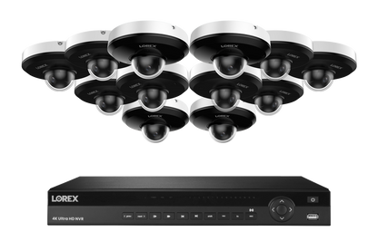 Lorex Elite Series 4K 16 Channel 4TB Wired System with P2 Wired 2K IP Mini PTZ Cameras