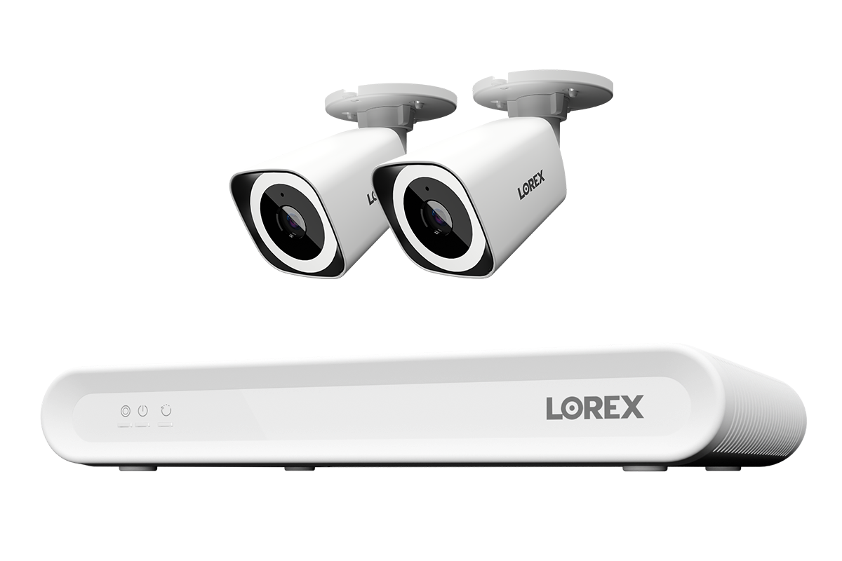 Lorex Connect 4K 8-Channel Wired NVR System with 4K IP Bullet Security Cameras - 1TB