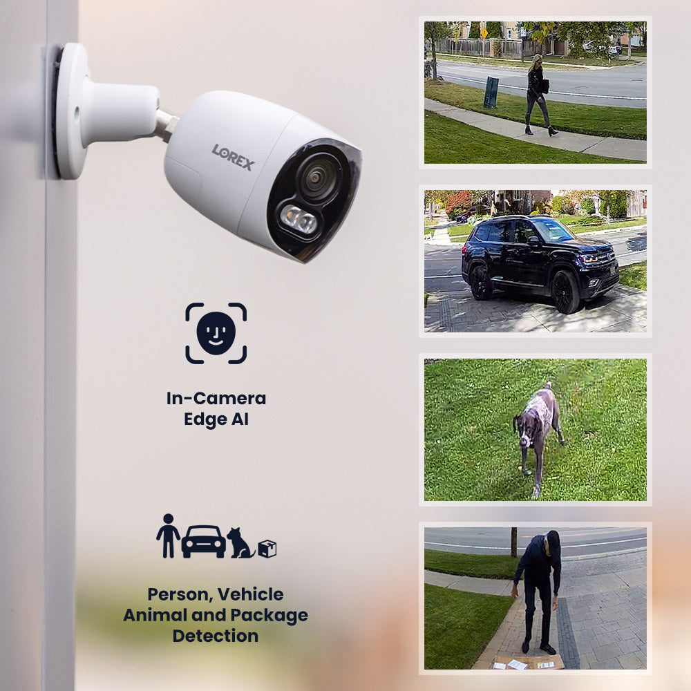 Lorex Fusion Series 4K 16 Camera Capable (Wired or Fusion Wi-Fi) 6TB Wired NVR System with H20 IP Dual Lens Cameras