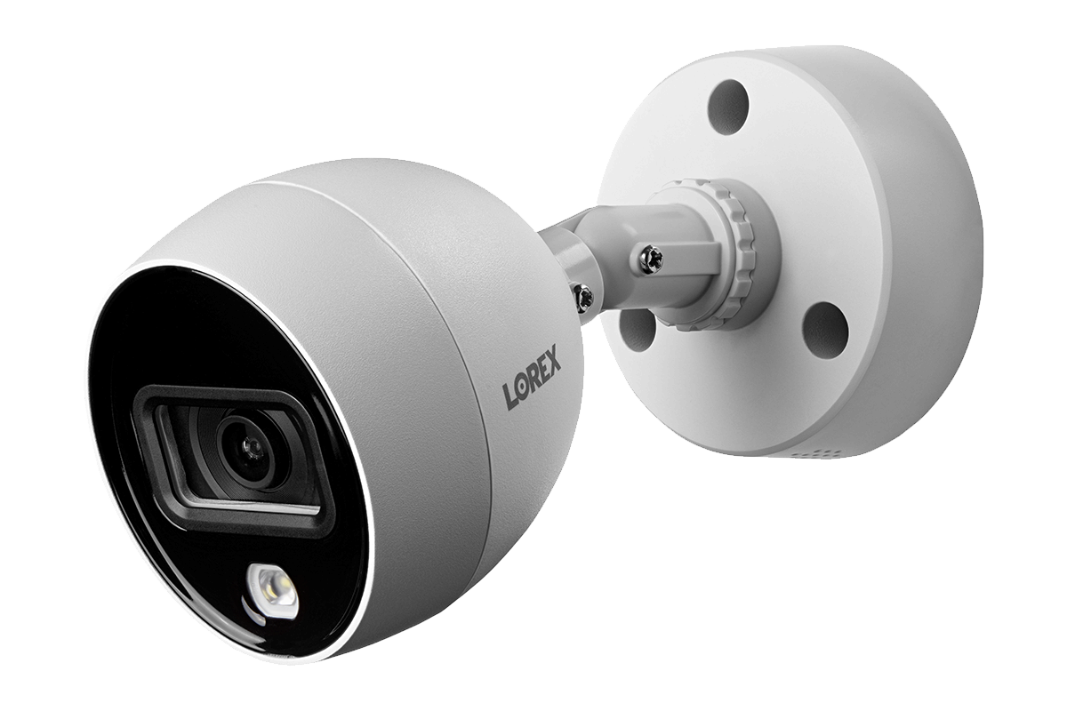 Lorex Fusion 4K 20-Channel (16 Wired and 4 Wi-Fi) 2TB DVR System with 8 Analog Active Deterrence Cameras and Two 4K Smart Security Lighting Indoor/Outdoor Wi-Fi Cameras