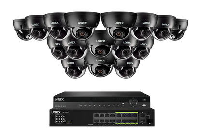 Lorex Elite Series 4K 32 Camera Capable 6TB Wired NVR System with 8MP (4K) A10 IP Dome Cameras