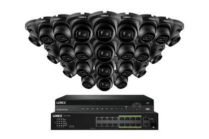 Lorex Elite Series 4K 32 Camera Capable 6TB Wired NVR System with A14 IP Turret Cameras