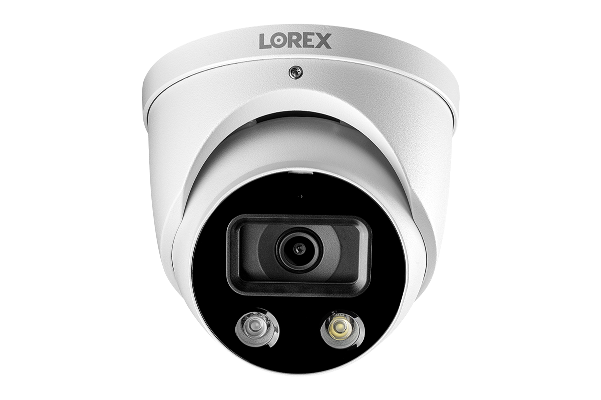 8-Channel 4K Fusion NVR System with Smart Deterrence Dome Cameras