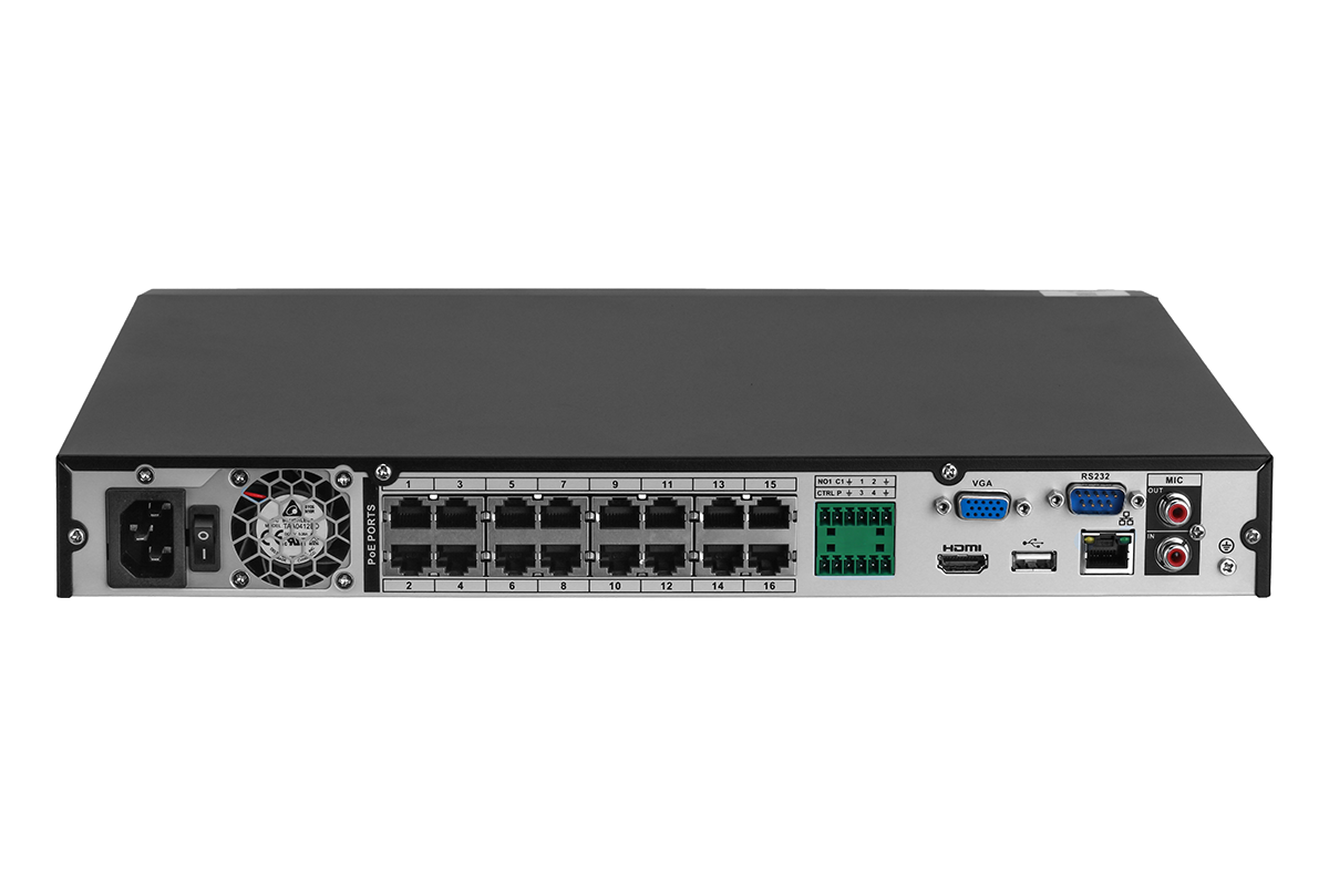 Lorex Fusion Series 4K 16 Camera Capable (Wired or Fusion Wi-Fi) 6TB Wired NVR System with H12 Wired 4K IP Bullet Cameras