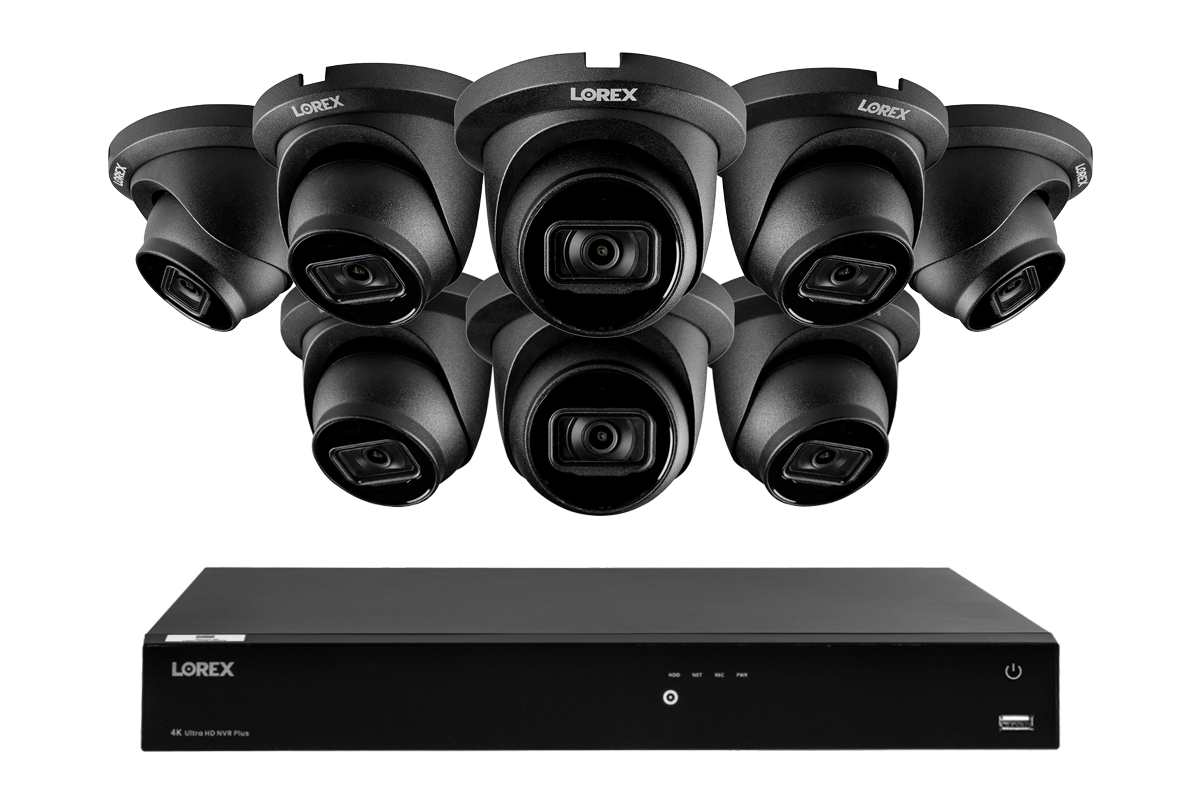 Lorex Fusion Series 4K 16 Camera Capable (Wired or Fusion Wi-Fi) 6TB Wired NVR System with A14 IP Dome Cameras