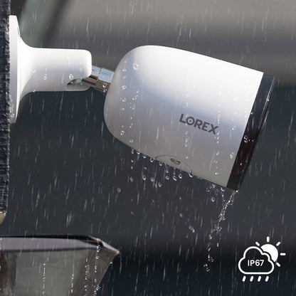 Lorex 4K+ 12MP 16 Camera Capable (8 Wired + 8 Fusion Wi-Fi ) 2TB Wired NVR System with H30 IP Bullet Cameras