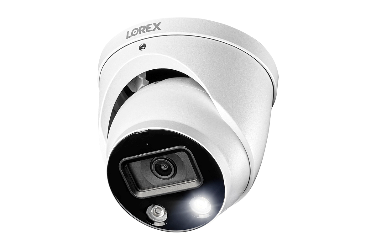 8-Channel 4K Fusion NVR System with Smart Deterrence Dome Cameras