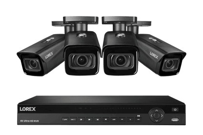 Lorex 4K (16 Camera Capable) 6TB Wired NVR System with Nocturnal 3 Smart IP Bullet Cameras with Motorized Varifocal Lens