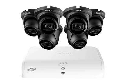 Lorex Fusion Series 4K+ 16 Channel (8 Wired + 8 Fusion Wi-Fi) 2TB Wired System with A14 Wired 4K IP Turret Cameras