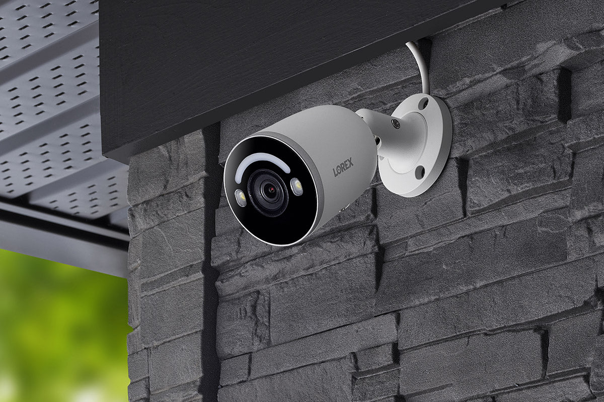 Lorex Fusion 4K 16 Camera Capable (8 Wired + 8 Fusion Wi-Fi) 2TB Wired NVR System with IP Bullet Cameras Featuring Smart Security Lighting