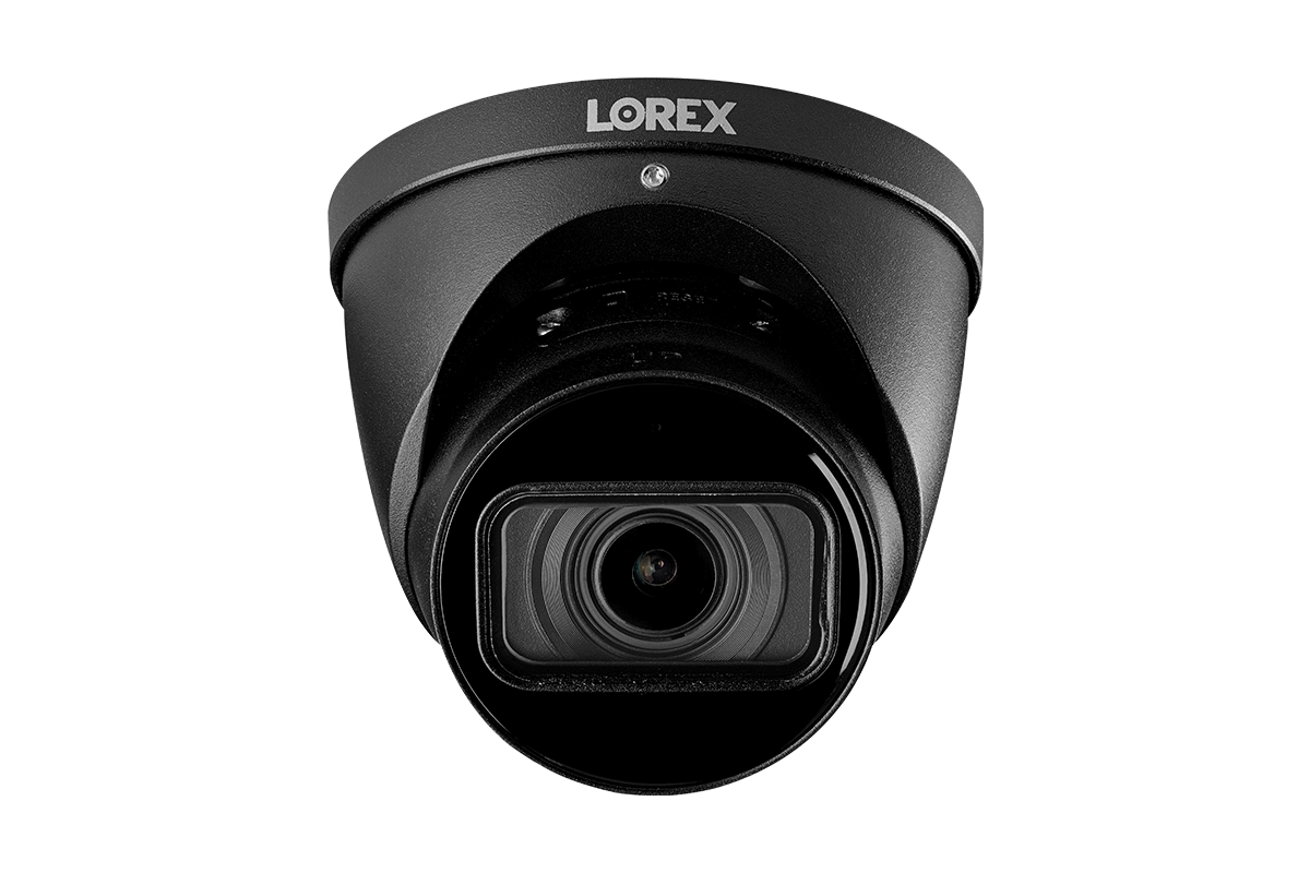 Lorex 4K IP Wired Dome Security Camera with Listen-In Audio, Motorized Varifocal Lens and Real-Time 30FPS Recording
