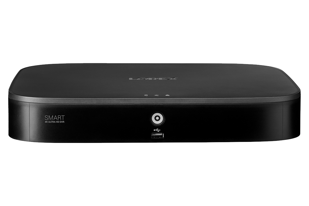 4K Ultra HD 8 Channel Digital Video Recorder with Smart Motion Detection and Smart Home Voice Control