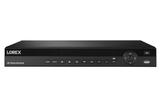 4K Ultra HD 16-Channel Security NVR with Lorex Cloud Connectivity and 4TB Hard Drive