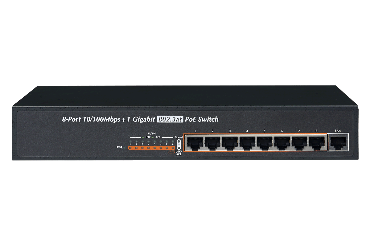 DEAL OF THE DAY! 8-Channel High-Power PoE SwitchD