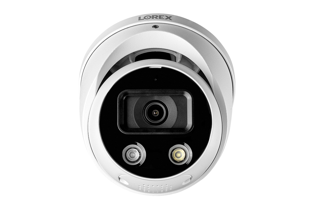 8-Channel 4K Fusion NVR System with Smart Deterrence Dome Cameras