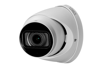 Lorex 4K (32 Camera Capable) 6TB Wired NVR System with Nocturnal 3 Smart IP Turret Cameras Featuring Motorized Varifocal Lens and 30FPS Recording