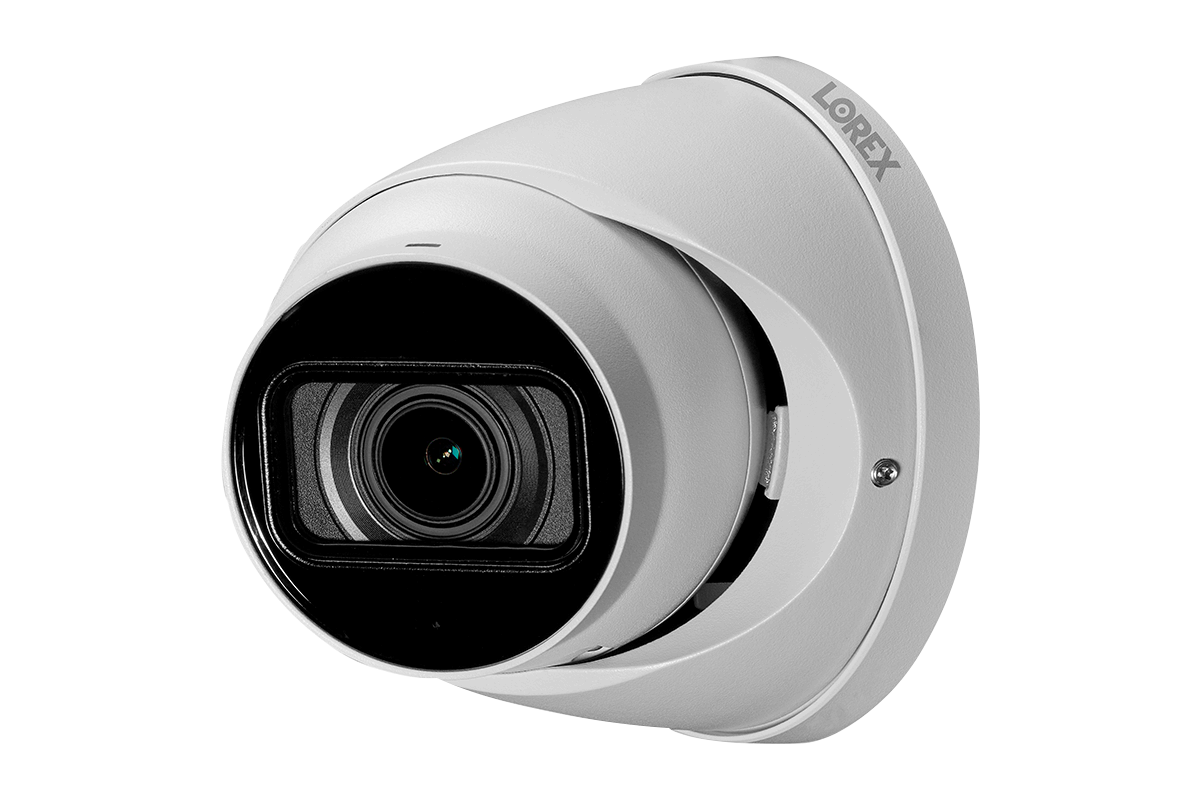Lorex 4K (16 Camera Capable) 6TB Wired NVR System with Nocturnal 3 Smart IP Dome Cameras with Listen-in Audio and Motorized Varifocal Lenses