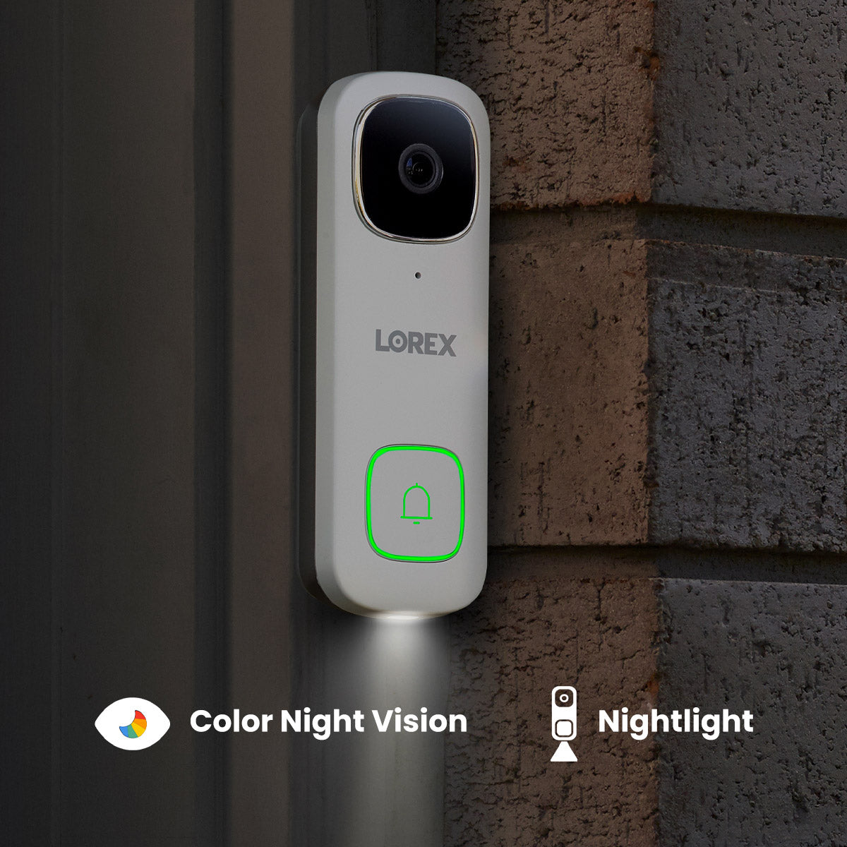 Lorex Fusion 4K+ 16 Channel (8 Wired + 8 Fusion Wi-Fi) 2TB NVR System with Four H13 Wired 4K IP Dome Cameras, One 2K Wired Doorbell, and One 2K Floodlight