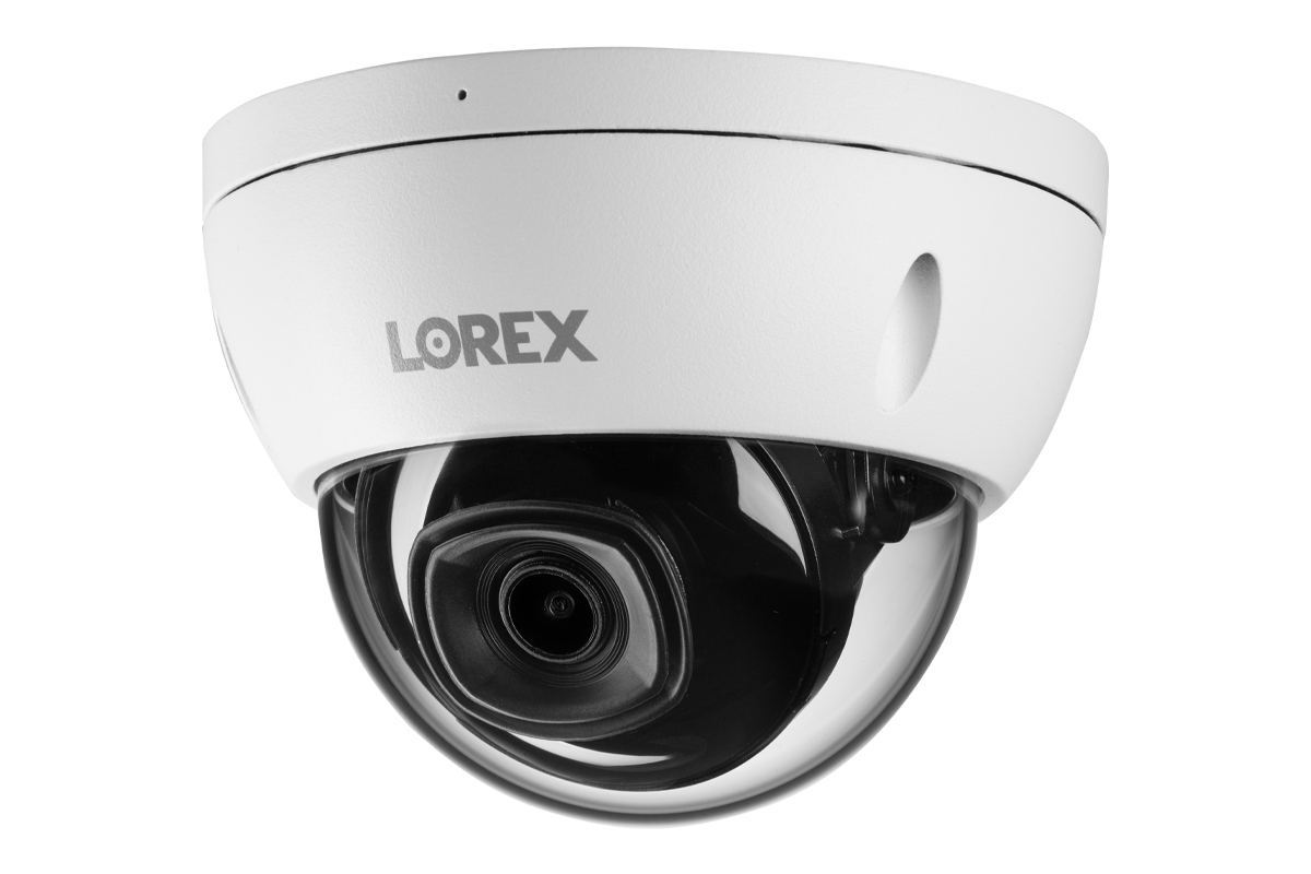 Lorex A10 4K IP Wired Dome Security Camera with Listen-In Audio and IK10 Vandal Proof Rating