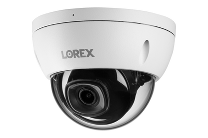 Lorex A10 4K IP Wired Dome Security Camera with Listen-In Audio and IK10 Vandal Proof Rating