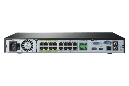 Lorex 4K (16 Camera Capable) 6TB Wired NVR System with Nocturnal 3 Smart IP Bullet Cameras with Listen-In Audio and 30FPS