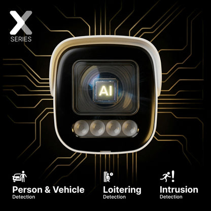 Lorex Connect X Series 4K 32-Channel Wired NVR System with X3 Bullet Security Cameras - 8TB