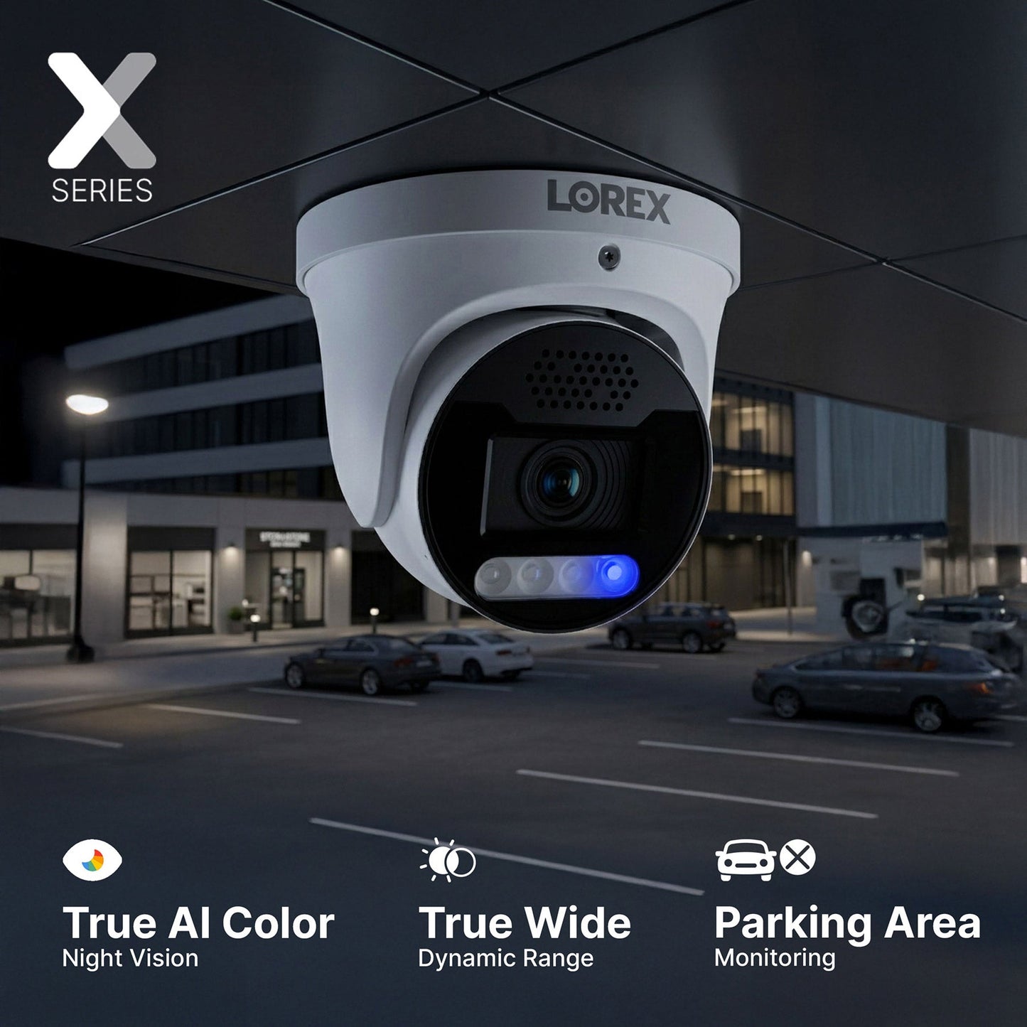 Lorex Connect X Series 4K 32-Channel Wired NVR System with X5 Turret Security Cameras - 8TB